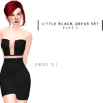 Trillyke - Black Pearl Leather Skirt in 2020 | Sims 4 