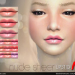 3 Nude Glosses (Slightly overlined) by MAC (HQ 
