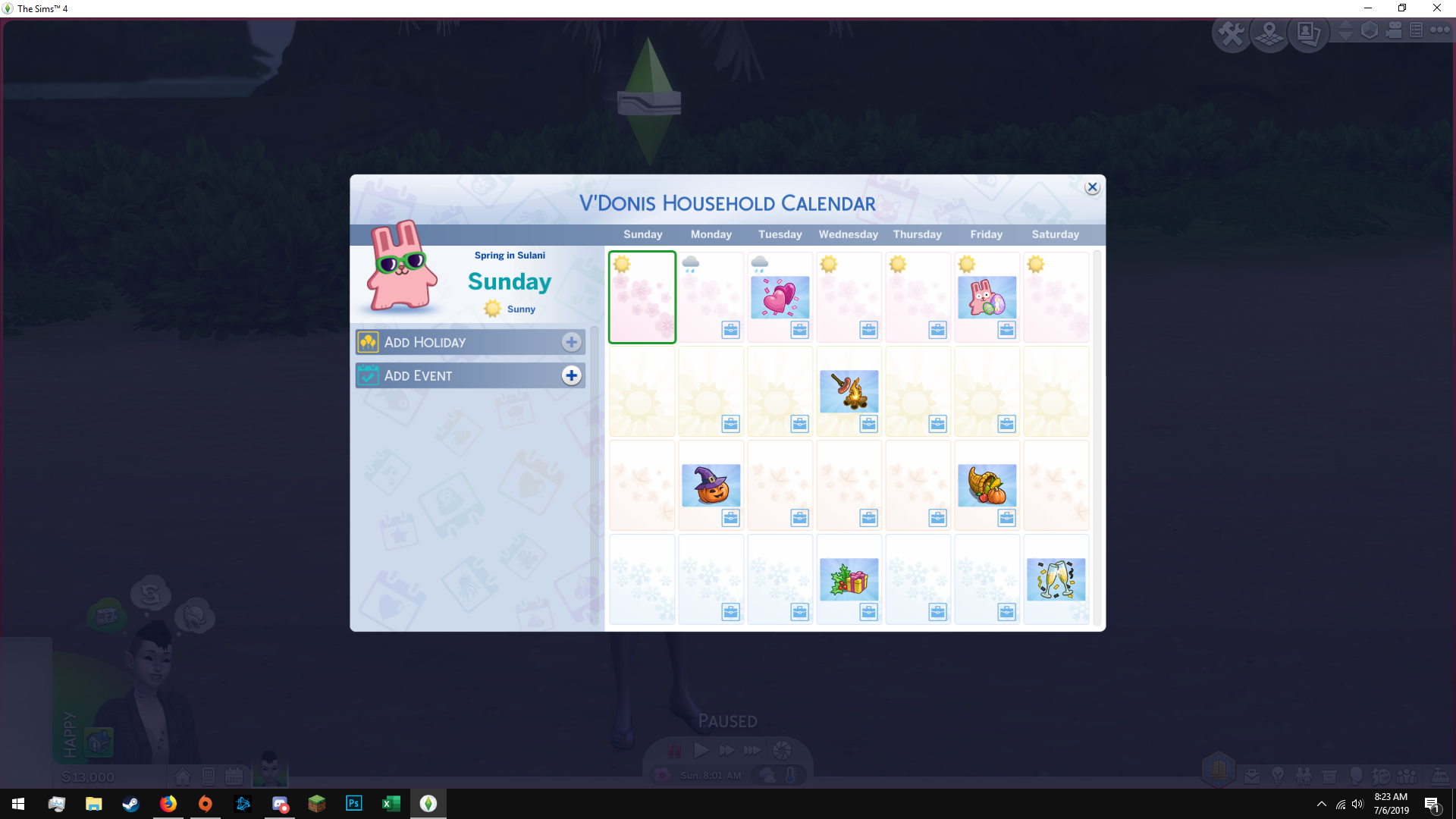 ModTheSims – Additional Premade Holidays