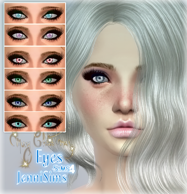 Jennisims Downloads Sims 4 Eyes Special Christmas Sims 4 Updates ♦