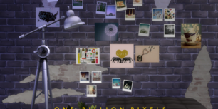 OBP Layerable Torn Wall & Polaroids TN 3