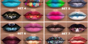 Spectacular Lipstick - Sets 4, 5, 6 et 7 - Sims 3,Sims 4