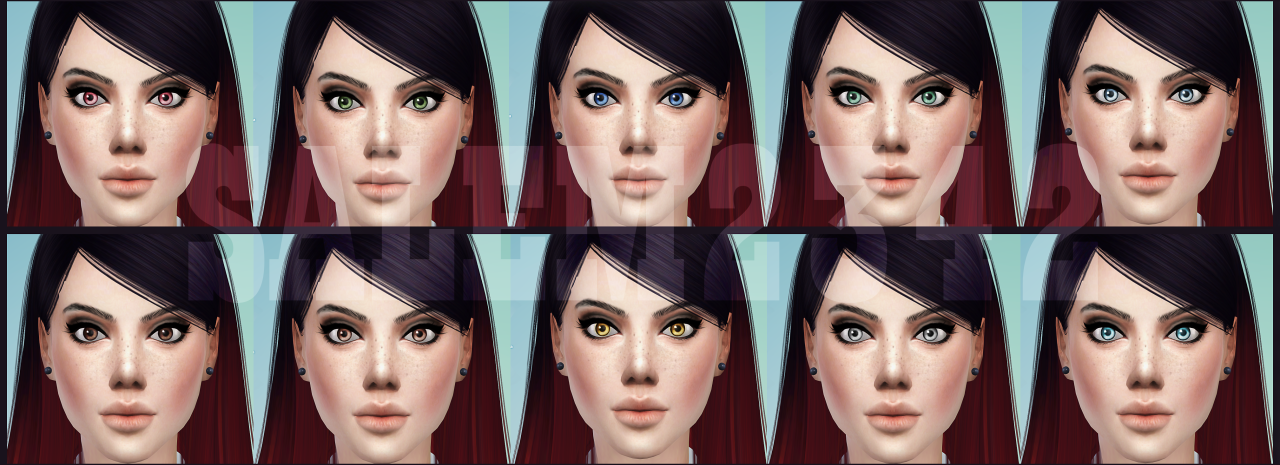 Salem2342 — New lenses for TS4 non default pink swatch 10...