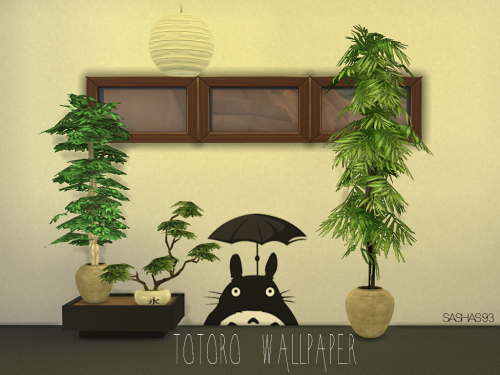 Totoro Wallpaper Works for all 3 wall sizes. 3...
