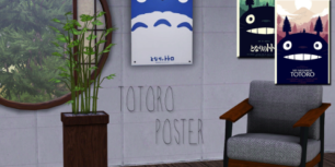 This set contains 3 posters with Totoro. If you...
