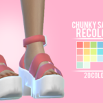 SIB | ChunkySims HighTop AirForce Ones [S3toS4] Unisex … | Sims 4 ...