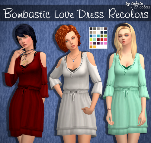 Bombastic Love Dress Recolors Custom icon… – An Unearthly Child – Sims ...