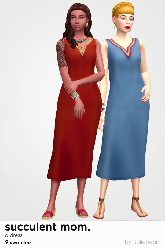 Sims Spice And Everything Nice Succulent Mom Dress In 9 Swatches Sims 4 Updates ♦ Sims 4