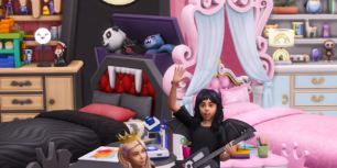 SixamCC-The-Princess-and-the-Vampire-Bedroom -Kids-Bedroom