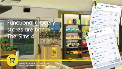 The Sims 4 Grocery Mod is here!My Grocery Stores mod is now live! Find out more and download here